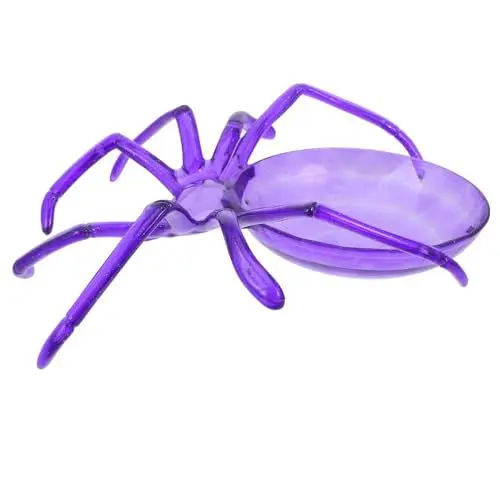 Produktbild: TOYANDONA Halloween-dekoration Halloween-party-geschirr Brot-display-teller Trockenobstteller Süßes Oder Saures Süßigkeitengericht Snack-tablett Wiederverwendbarer Speiseteller Violett Abs