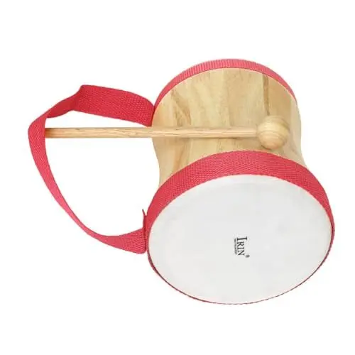 Produktbild: TOYANDONA Handtrommel Schafsleder Musikinstrument Für Tragbar Und Leicht Fördert Musikalisches Verständnis Und Rhythmusgefühl Für Einsatz Im Kindergarten