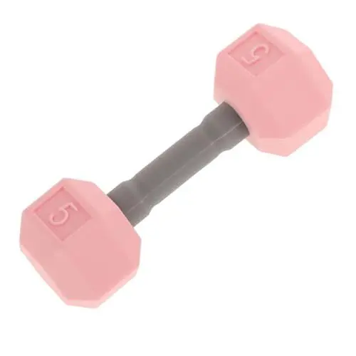 Produktbild: TOYANDONA Hantelspielzeug Für Kinder Trainingsgeräte Für Kinder Hanteln Trainieren Fitness-langhantel Powerlifting-Spielzeug Hantel Für Frauen Kurzhanteln Für Kleinkinder Rosa Kieselgel