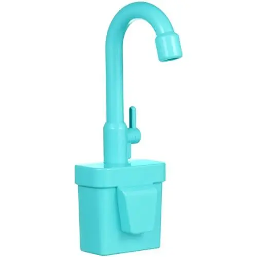 Produktbild: TOYANDONA Kinder Spielen Waschbecken-Wasserhahn-Spielzeug Rollenspiel-Wasserhahn-Ersatz-Geschirrspüler-Spielspielzeug Mit Fließendem Wasser Für Kinder Spielen Waschbecken-Zubehör