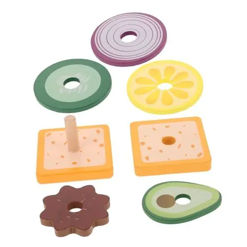 Produktbild: TOYANDONA Kinderspielhaus Spielzeug Kinderbedarf Feinmotorikspielzeug Für Kinder Manuelle Matching-erkennung Feinmotorikspielzeug Für Jungen Interessantes Kinderspielzeug Kochspiel Hölzern