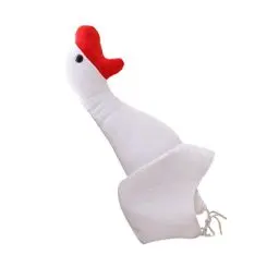 Produktbild: TOYANDONA Maske Gans Hut Kostüm Lustige Gans Form Plüschhut Für Erwachsene Kinder Halloween Ostern Weihnachten Geburtstagsfeier Cosplay Gans Kuscheltier