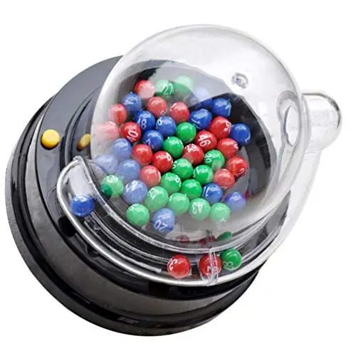Produktbild: TOYANDONA Mini Picking Machine Bingo Spielzeug Lotterie Maschine Elektrische Shake Lucky Ball Spiel für Home Party 12x10.7x10.7cm