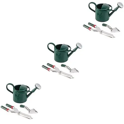 Produktbild: TOYANDONA Miniatur-Hausmöbel 3 Sets Kindermöbel Miniatur-Puppenhaus Mini-Puppenhaus Duschzubehör Mini- Gartengeräte Mini- Garten-Werkzeugzubehör Mini-Hauszubehör Gadgets Für Kinder