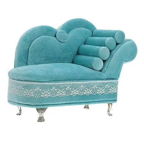 Produktbild: TOYANDONA Mini-möbel Schmuckkästchen Puppenmöbel Stoff Sofa Schmücken