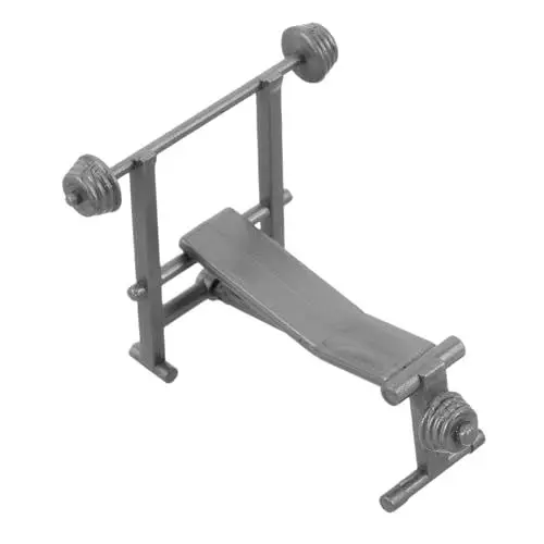 Produktbild: TOYANDONA Modell Eines Fitnessgeräts Puppenhaus-fitnesszubehör Mini-Workout-Dekoration Hantelbank- Für Heimtrainingsgeräte Für Puppen Puppenhaus-Mini-trainingsgeräte Plastik