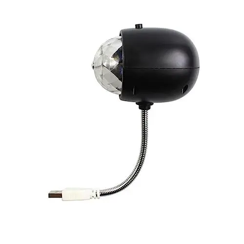 Produktbild: TOYANDONA Nachtlicht Disco-lichter Led-musikfarblicht Kristallkugel-nachtclubbeleuchtung Dj-par-licht Usb-disco-licht Discokugellichter Tragbar Tragbare Blitzlichter Projektorlicht Aufladen