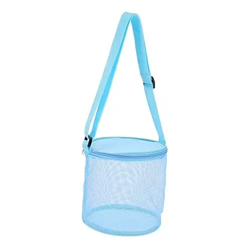 Produktbild: TOYANDONA Netztasche Für Strandspielzeug Aufbewahrungstasche Für Muscheln Badeartikel Kleidung Handtücher Sonnenbrillen Snacks Camping Outdoor-sport Familienurlaub
