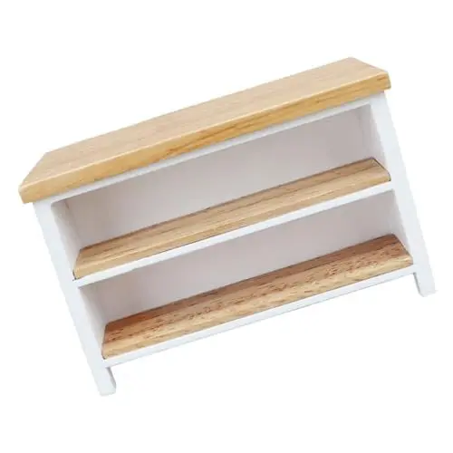 Produktbild: TOYANDONA Puppenhausmöbel Miniatur-möbeldekor Aufbewahrungsschrank Im Maßstab 1:12 Winziges Möbelornament Puppenhaus-tv-Schrank Möbelzubehör Für Miniatur-bücherregal Hölzern Schreibtisch