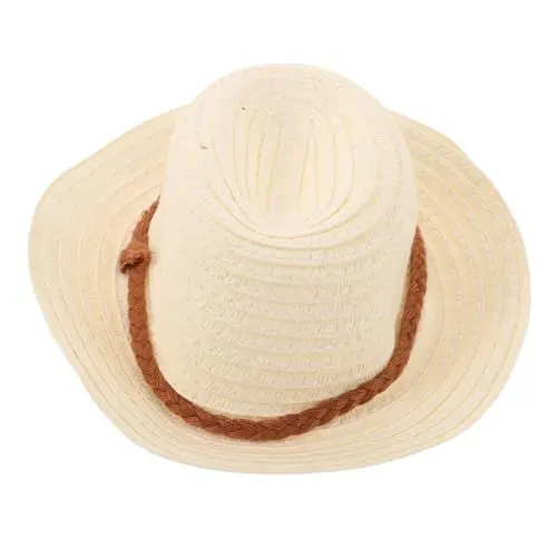 Produktbild: TOYANDONA Elegante Dekoration Für Puppen Miniatur Gewebter Hut Handwerk Foto Requisite Puppenhut Accessoire