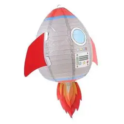 Produktbild: TOYANDONA Rakete Hängende Planeten Raketen-weltraumlaternen Astronauten-partydekorationen Papierlaterne Partybevorzugung Laterne in Raketenform Wohnkultur Haushalt Kind Eisen Außerirdischer