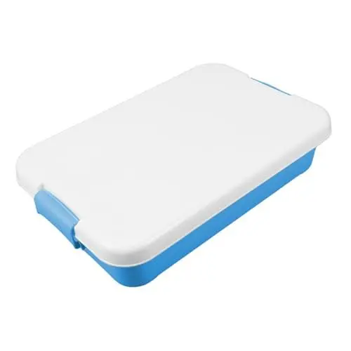 Produktbild: TOYANDONA Sandplastikform Indoor-Sandkasten sensorischer Mülleimer Sandkästen Sandkasten-Miniaturen Kinder Sandspielzeug Sandkasten Spielzeug tragbarer Sandkasten Leere Sandbox Sky-Blue