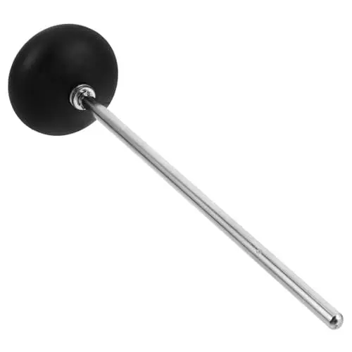 Produktbild: TOYANDONA Schlagzeug Stöcke für Schlägel für Musikinstrumente percussion instrumente drumsticks Trommelschlägel Trommelstöcke Clavichord aus Aluminium Zubehör Trommelstock Metallgriff Gummi
