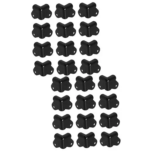 Produktbild: TOYANDONA Silberne Accessoires 48 Stk umhüllungswinkel Eckenschutz Kantenschutz Soundbox- Abdeckung Der kanten Klangschale Doss- Eisenblech Metall-box Runden