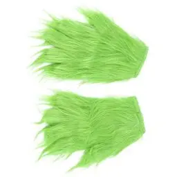 Produktbild: TOYANDONA Weihnachten Grüne Handschuhe Plüsch Handschuhe Comedy-Film Weihnachten Cosplay Kostüm Zubehör Karneval Tag des Toten Urlaubs Weihnachtsfeier