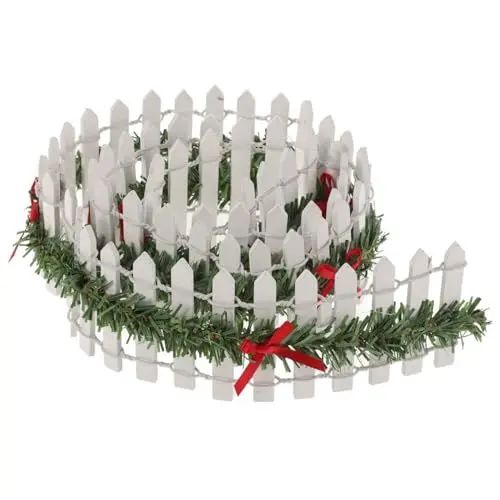 Produktbild: TOYANDONA Miniatur-gartenzaun Miniatur-holzzaun Dekorativer Weihnachtsgartenzaun Weihnachtsschmuck
