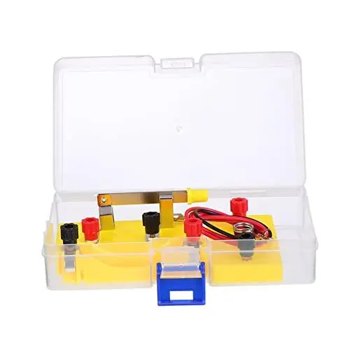 Produktbild: TOYANDONA Wissenschaftliche Experimentierbox Basis-Schaltungs-Lernkit Experimentierkasten Physik Elektro Elektrizitäts Experimentierbox Schaltkreis Baukasten werkzeugtasche Klasse d1