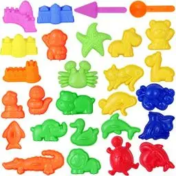Produktbild: Sandspielzeug Kinder Strand Spielzeug Sand Förmchen Sand Spielset Meeres Tiere Mini Schlösser Werkzeuge Sommer Draussen Spaß für Sandkasten Strand Sommer Outdoor Spaß
