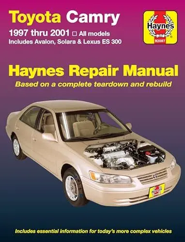 Produktbild: Toyota Camry and Lexus ES 300 1997-2001: Models Covered : All Toyota Camry, Avalon and Camry Solara and Lexus Es 300 Models 1997 Through 2001 (Haynes Manuals)