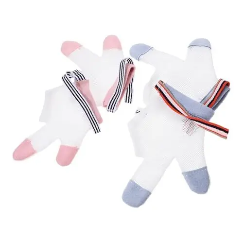 Produktbild: Toyvian 10 Paar ringbeißende handschuhe Fingerschutz für Kleinkinder Handschuhe für Kinder Handschuhe gegen Fingerlutschen Neugeborenen Handschuhe gegen Fingerbeißen -Daumenschutz
