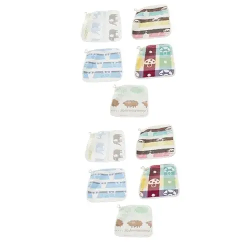 Produktbild: Toyvian 10stücke Teiliges Handtücher Aus Baumwolle Sechs-lagen- Weiche Spucktücher Für Neugeborene Praktisch Und Atmungsaktiv Für Babypartys Und