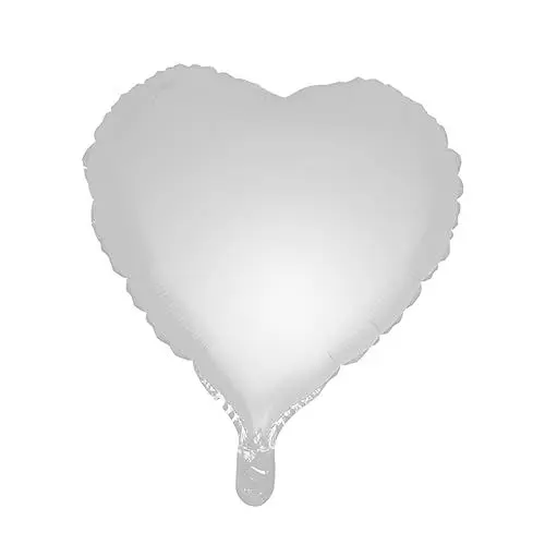 Produktbild: Toyvian 10 Stück 18 Party Folienballons Herz Heliumballon Halloween-folienballons Luftballons in Herzform Kleine Herzballons Mylar-herzballons Halloween-ballon-kit Weiß Verbunden Vorschlag