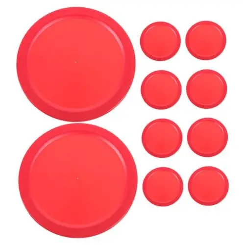 Produktbild: Toyvian Desktop-Eishockey-Set 10-teiliges 64-mm-Hockey Zubehör Für Hallenhockeyspiele Hockey-ersatzteile