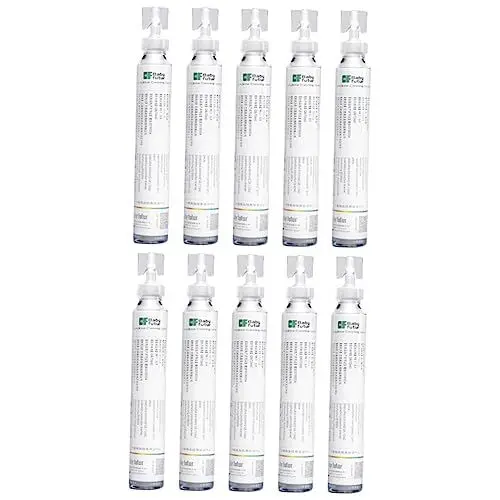 Produktbild: Toyvian 10st Leichtes Salzwasser Lösung Für Verstopfte Nase Kochsalzlösung Kratzen Augenlösung Waschen Oxidlösung Piercing Kochsalzlösung Salzhaltige Reinigungslösung Plastik Weiß