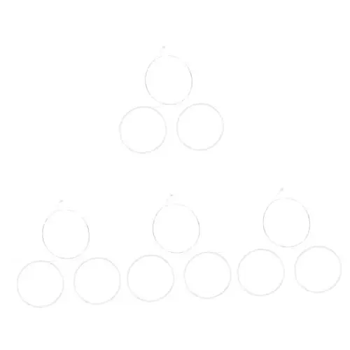 Produktbild: Toyvian 4er-set Saiten Hochspannungs-nilon-saiten Ersatzsaiten Für Musikinstrumente 3 Stück * 4