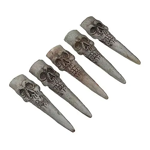 Produktbild: Toyvian 3 Sets Realistische Halloween- Künstliche Finger Nagelabdeckungen Hexen-rollenspielnägel Für Partykostüme 5 Stück * 3