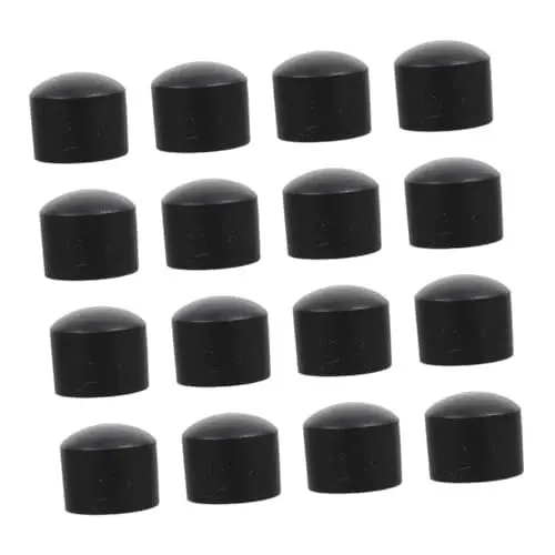 Produktbild: Toyvian 16 Stück Tischfußball-endkappen 15 8 Mm Tischfußballstange Robuster Gummi Einfache Installation Für Fußballtisch-zubehör