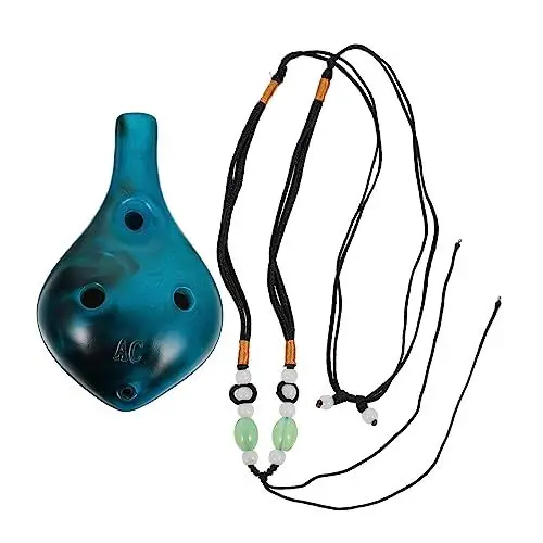 Produktbild: Toyvian 6-loch-okarina Für Jungen Und Mädchen Mit Umhängeband Vintage- Multifunktionales Musikinstrument Für Jungen- Und Mädchenpartys