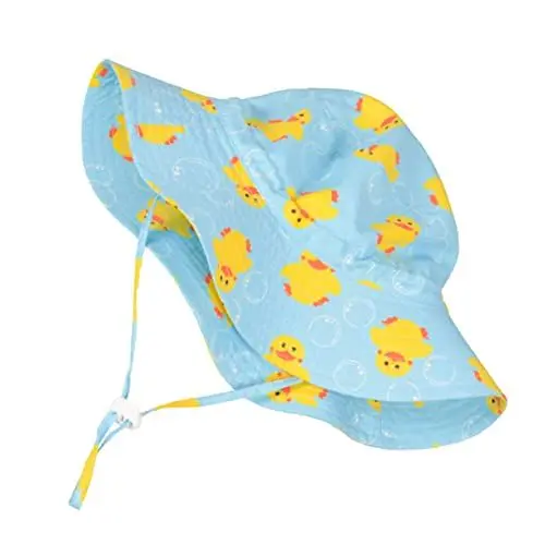 Produktbild: Toyvian 1Stk Sonnenhut kindermütze Kinder Kappe Cycling ballangel Sun Care genschenkideen Kinder mit breitem Hut Kleinkinder Cartoon-Fischerhut Karikatur Ente Babymütze Männer und Frauen