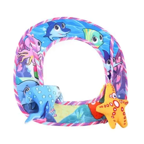 Produktbild: Toyvian 1Stk Zerrspiegel Weitwinkel-Rückspiegel fürs Auto Autospiegel für Babys Spielzeugautositz Tier Sicherheitsspiegel für Babyschale Baby Rücksitz Beobachtungsspiegel Wagen Kind Plüsch