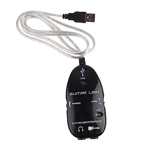 Produktbild: Toyvian 1-teiliges Gitarren-audiokabel – Hochleitfähiges Gitarrenkabel Für Mann/frau – Tragbares Audiokabel Mit Hervorragender Geräuschabschirmung Und Langlebigkeit