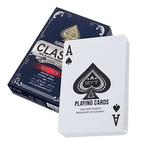 Produktbild: Toyvian 1 Box Spielkarten Spieldecks Pokerspiel Für Party Brettspiel Kinder-Esstisch Mini-Schachbrett Goldene Spielkarten Brettspiele Tischspiel Brettspiele