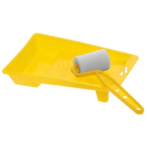 Produktbild: Toyvian Farbset Mit 2 Schwämmen Für - Und Deckenmalerei Möbel Ölfarbenprojekte Bequemer Griff Für Anfänger