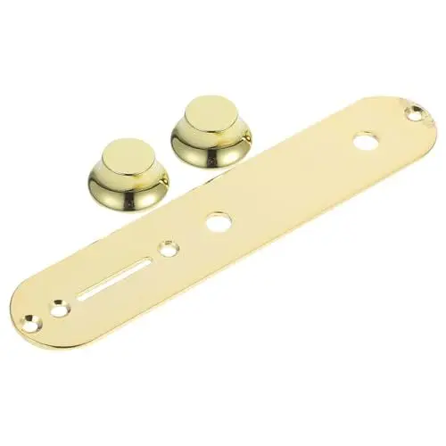 Produktbild: Toyvian Geradlinige Gitarren-steuerplatte Lautstärkeregler Tonregler Ersatzteile Stilvolles Design 2er-set
