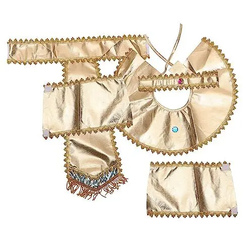 Produktbild: Toyvian 1 Satz Halloween-verkleidung Ägyptisches Cosplay-kostüm -Kopfschmuck Ägyptischer Kopfschmuck Ägyptische Hutmütze Kleopatra-kostüm Pharaonenhalsband Bilden Stoff Schmücken