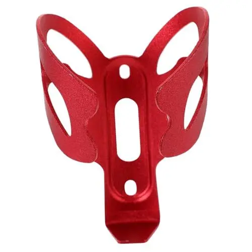 Produktbild: Toyvian 1 Satz Käfige Radfahren Trinkflaschenhalter Fürs Fahrrad Getränkehalter Für Fahrräder Fahrrad Flaschenhalter Wasserflaschenhalter Fahrradhalter Gestell Rot Aluminiumlegierung