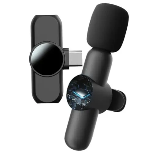 Produktbild: Toyvian 1 Satz Lavalier-mikrofon Drahtloses Mini-mikrofon Mikrofon Kabellos Zum Sprechen Tragbares Mikrofon Drahtloses Ansteckmikrofon Kabelloses Mikrofon Plastik Lärmminderung K3