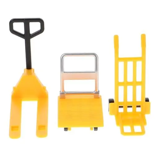 Produktbild: Toyvian 1 Satz Parkplatz Für Den Straßenverkehr Kleines Spielzeug Für Gabelstapler Miniatur-bauwerkzeuge Baufahrzeug Spielzeug Miniatur-Gabelstapler BAU-Gabelstapler-Modell Plastik Yellow