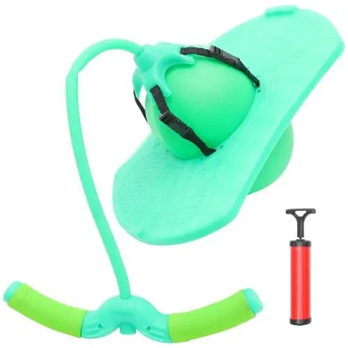 Produktbild: Toyvian 1 Satz Springball Mit Griff Green
