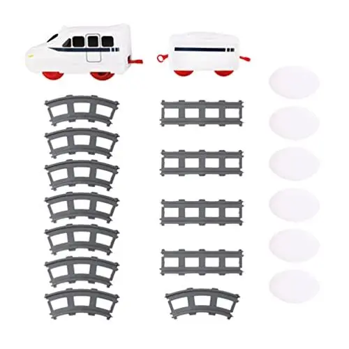 Produktbild: Toyvian 1 Set Carousel Sushi Train Toys Electric Railway Train Playthings for Home (weiß)