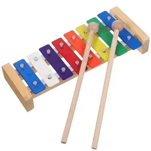 Produktbild: Toyvian 1 Set Xylophon-Spielzeug Xylophon-Spielzeug Kinder-Xylophon Holz-Xylophon Mit Schlägeln Mini-Xylophon Holz-Xylophon-Spielzeug Pädagogisches Percussion-Spielzeug