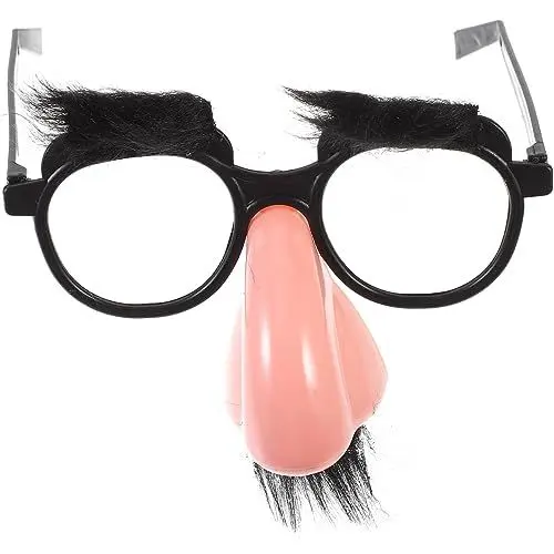 Produktbild: Toyvian 1 Stk Weihnachtliche Verkleidungsbrille Maske Verkleiden Brille Mit Schnurrbart Verkleiden Nasenbrille Verkleiden Partygeschenke Verkleidungsmaske Ältere Sanft Zubehör