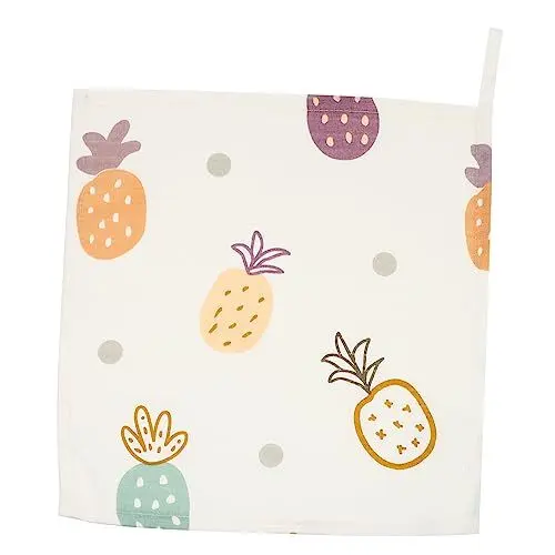 Produktbild: Toyvian 1stück Supple Handtuch Baumwolle Und Saugfähig Für Neugeborene Und Kleinkinder Quadratisches Design Für Unterwegs Hautfreundlich Und Langlebig