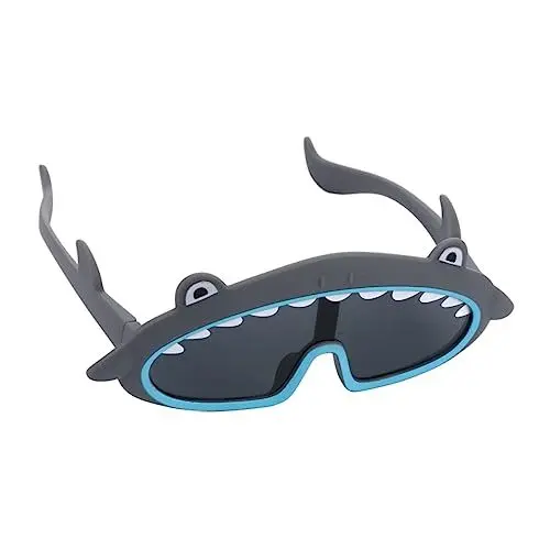 Produktbild: 1stk Haifischform Partybrille Lustige Brille Hai- Scherzbrille Neuartige Partybrille Halloween-party- Party-hai-brille Abs Junge Partybedarf Kind