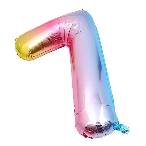 Produktbild: Toyvian 40-zoll-aluminiumfolienballon Mit Schrittweisen Zahlen – Perfekt Für Den Geburtstag