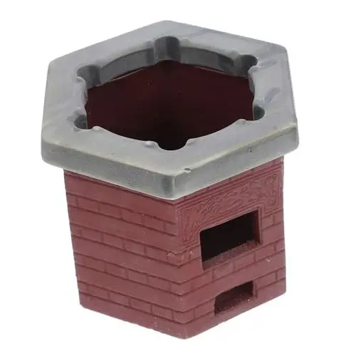 Produktbild: Toyvian 1stk Mini Herd 1:12 Dekoration Mikro-landschaftszubehör Fotoverzierung Ornament Mini-Kochen Spielzeug-kochgeschirr Wohnkultur Tischherd Statuendekor Kind Keramik Miniatur Bank